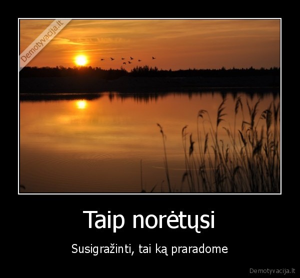 Taip norėtųsi