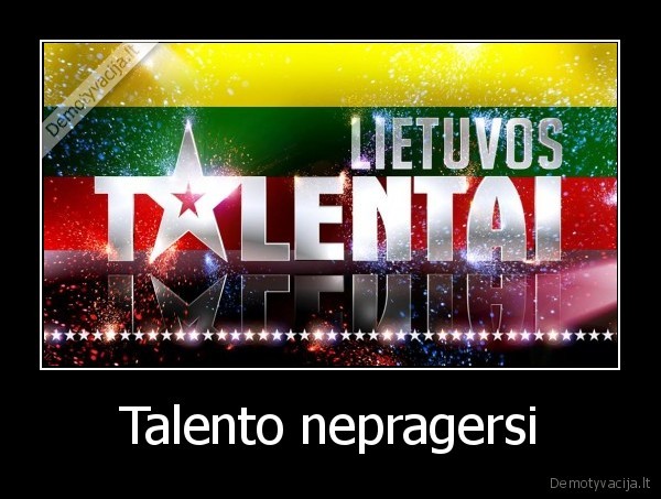 Talento nepragersi