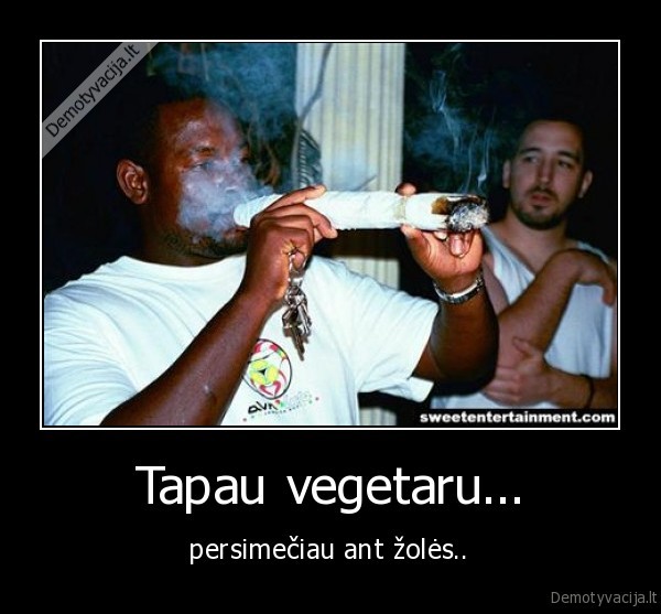 Tapau vegetaru...