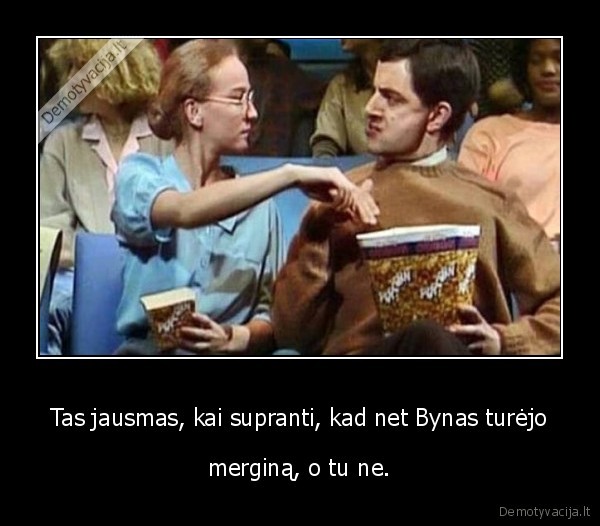 mergina,ponas, bynas