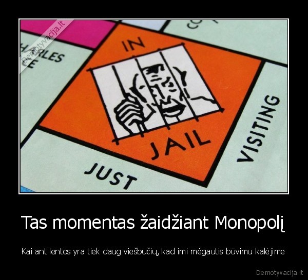 zaidimas, monopolis,kalejimas