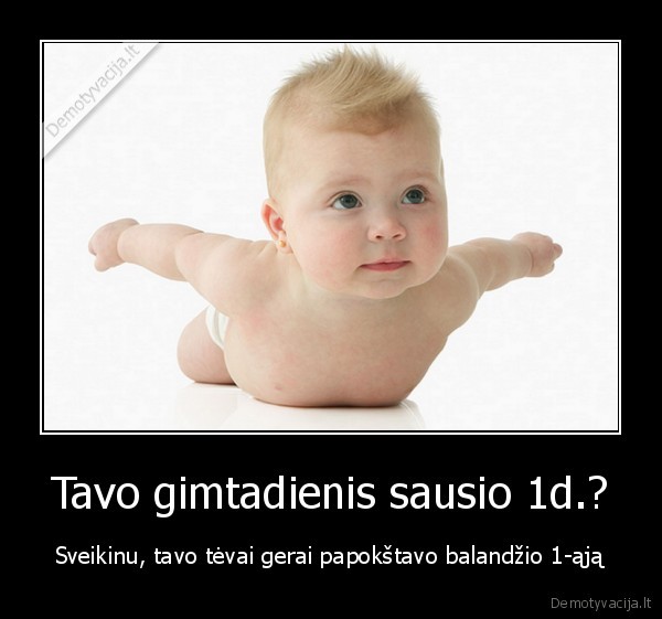 Tavo gimtadienis sausio 1d.?