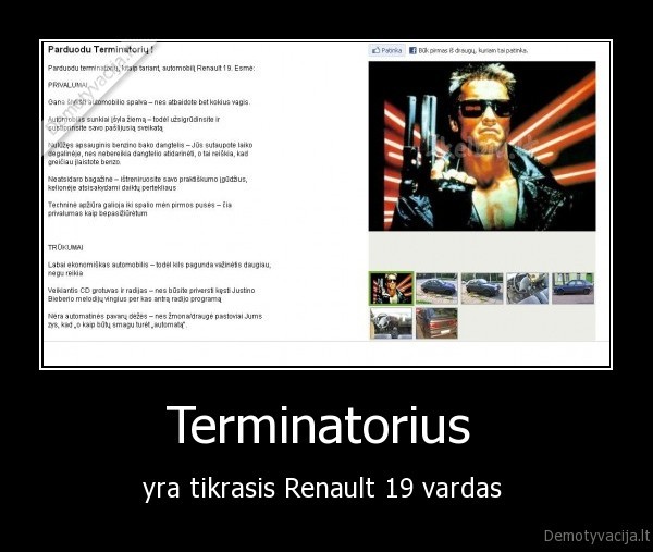 terminatorius,renault, 19