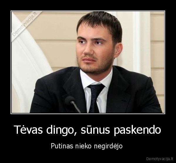 Tėvas dingo, sūnus paskendo