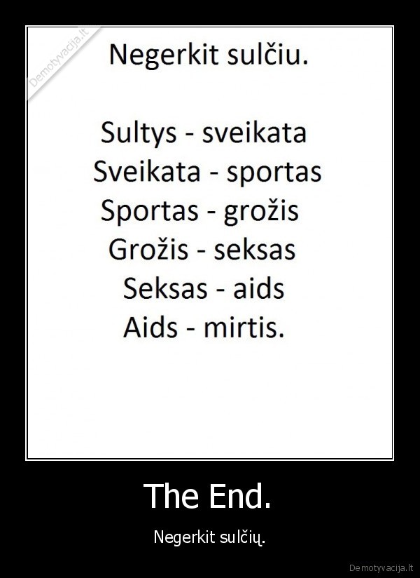 dinkit, is, cia, noliferiai,mirtis,sultys,the, end