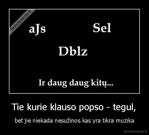 ajs, sel, dblz, ir, kiti