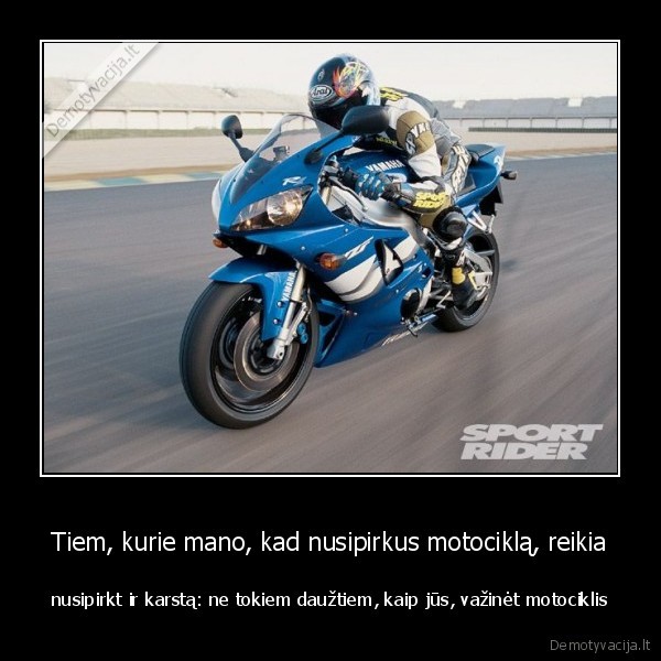 r1, motociklai