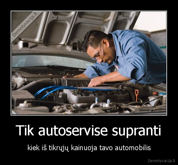 Tik autoservise supranti