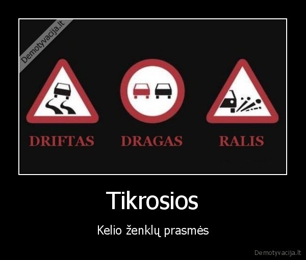 kelio, zenklai,dragas,driftas,ralis