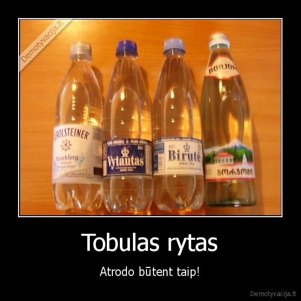 Tobulas rytas