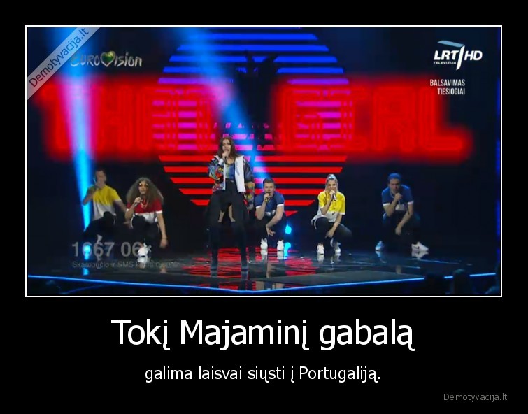 portugalija,eurovizija,lrt,majamis,kotryna