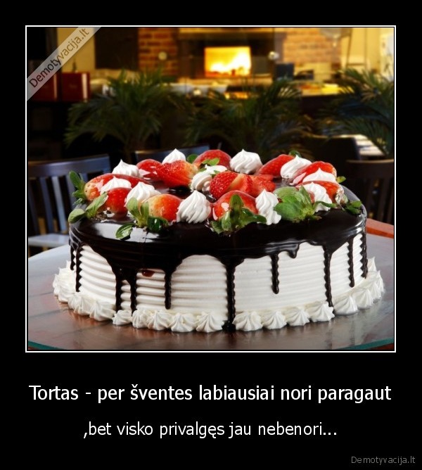 Tortas - per šventes labiausiai nori paragaut