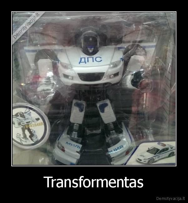 transformeris,robotas, policininkas,zaislas