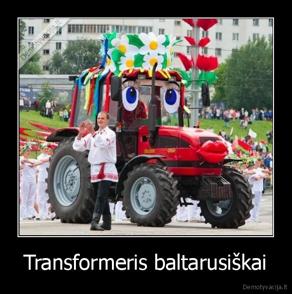 Transformeris baltarusiškai