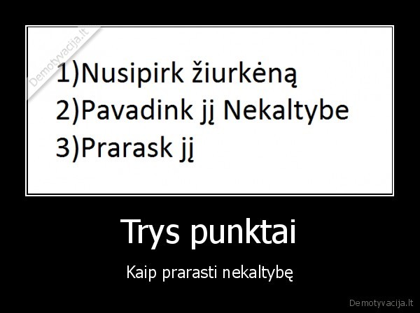 ziurkenas, punktai, nekaltybe, nusipirk