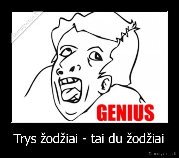 3, zodziai,2, zodziai,genius