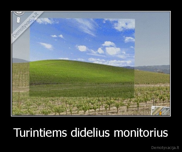 didelis, monitorius,windows, wallpaper