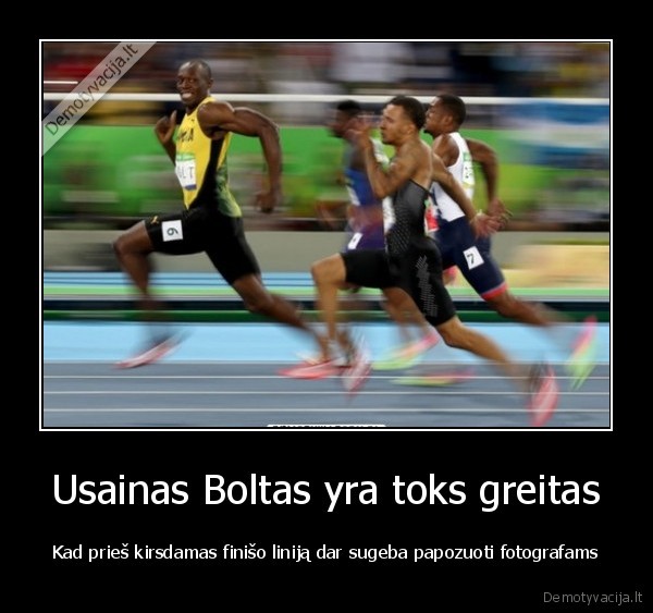 usain, bolt,finisas,begima