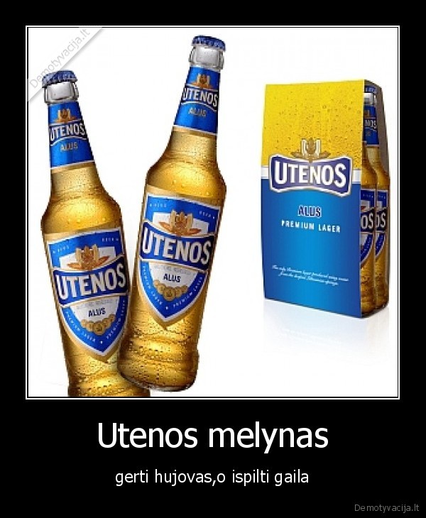 Utenos melynas