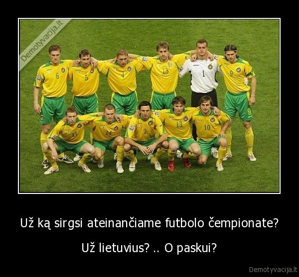 futbolas, lietuva, lietuvis