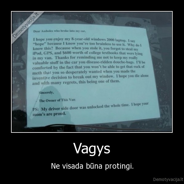 vagyste, langas, masina, ipod, vagys