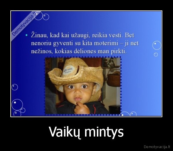 Vaikų mintys