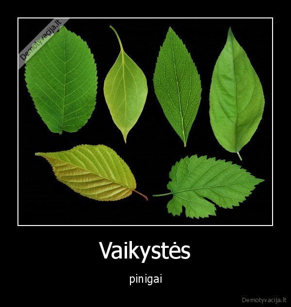 Vaikystės