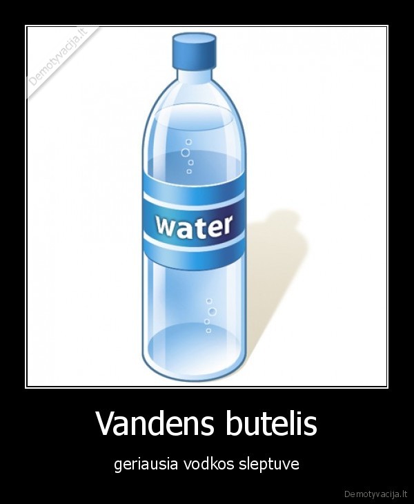 Vandens butelis