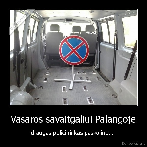 vasara,palanga,zenklas,policininkas