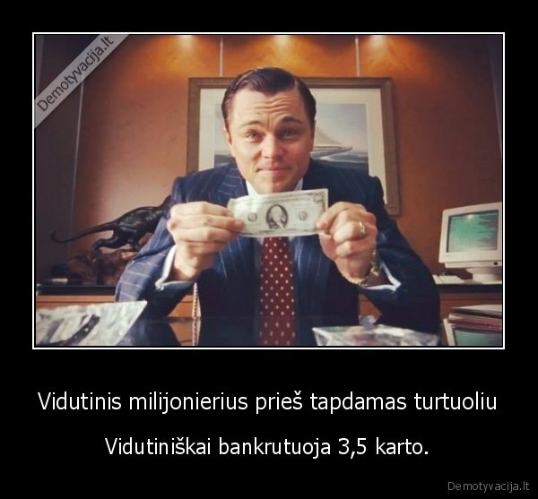 sekme,bankrotas,milijonieriai