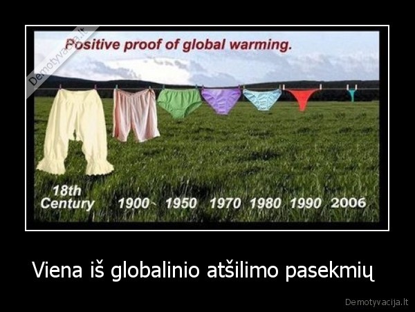 Viena iš globalinio atšilimo pasekmių 