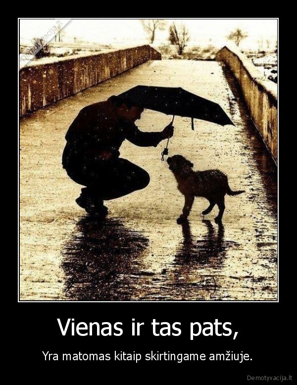 Vienas ir tas pats,