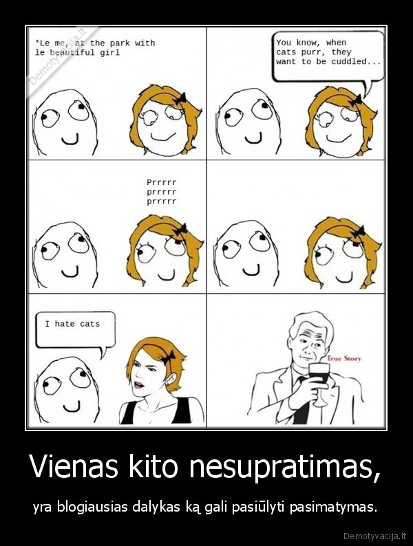 Vienas kito nesupratimas,