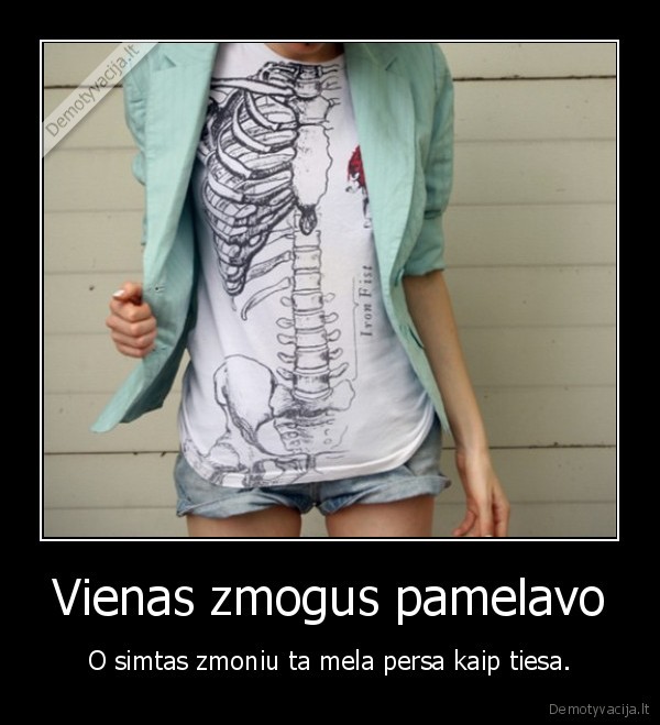 Vienas zmogus pamelavo