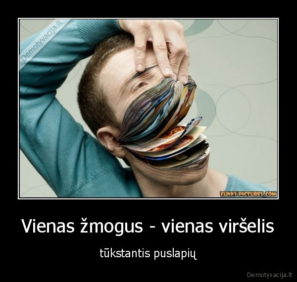 Vienas žmogus - vienas viršelis