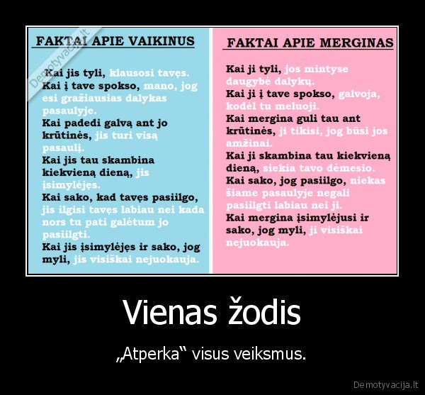 Vienas žodis