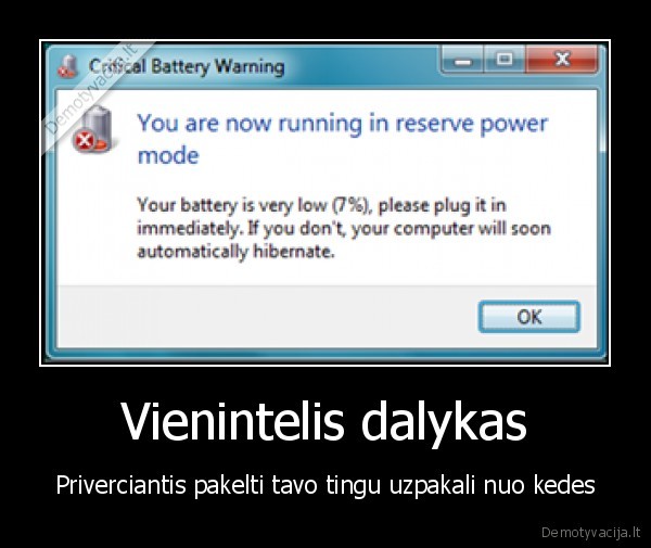 Vienintelis dalykas