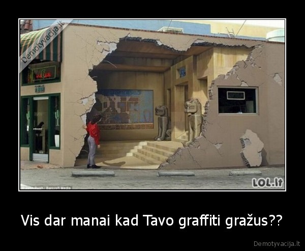 va, kur, graffitas