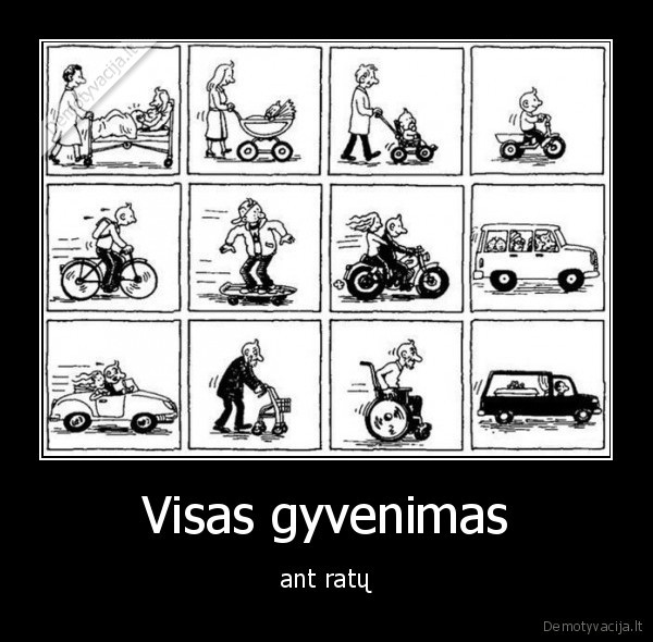 ratai,gyvenimas,visas