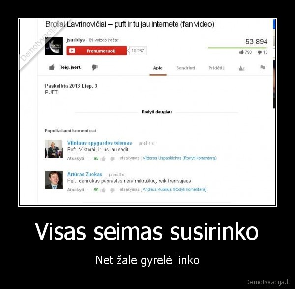 Visas seimas susirinko