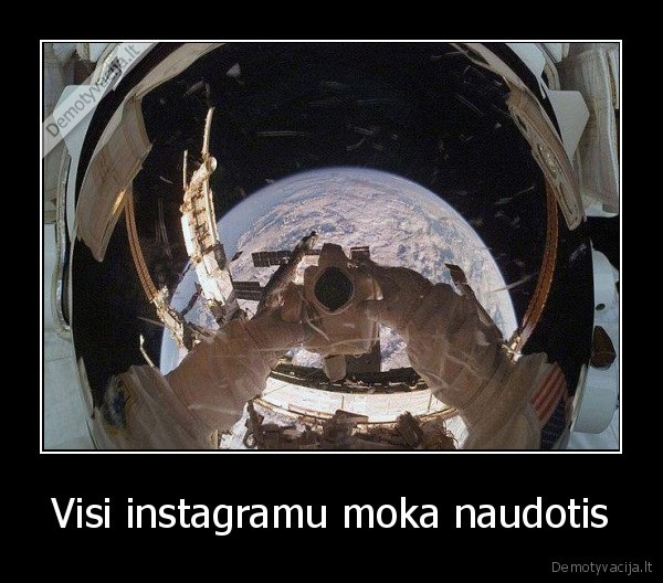 Visi instagramu moka naudotis