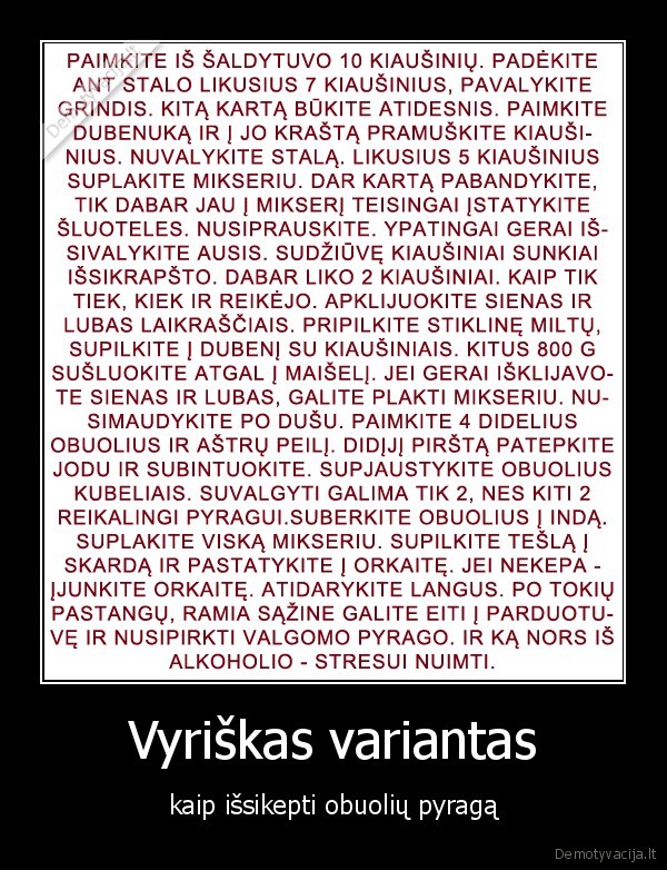 Vyriškas variantas