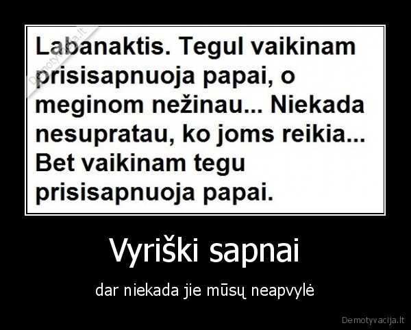 Vyriški sapnai