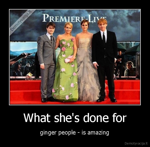 j.k.rowling,rupert, grint,rowling,gingers