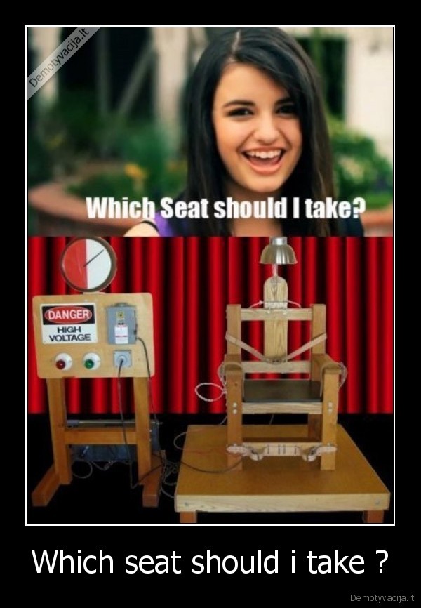 Which seat should i take ?