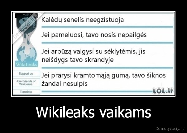 wikileaks,vaikiskas, naivumas