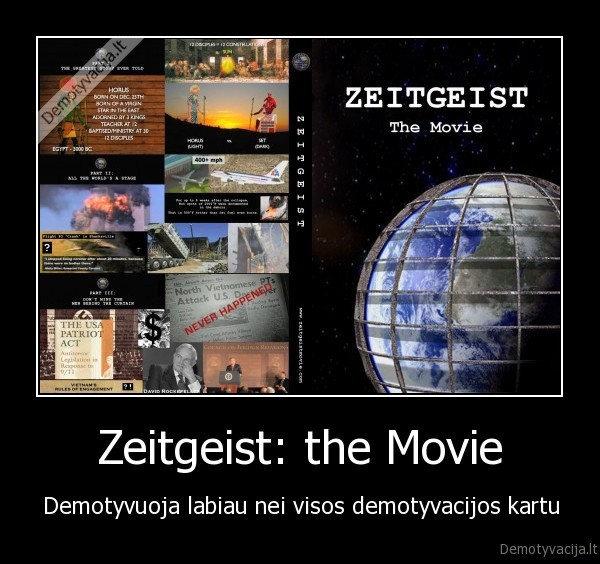 zeitgeist,movie,demotyvuoja,politika,religija,karas,pinigai,bankas