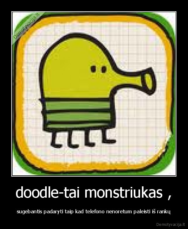 doodle-tai monstriukas ,