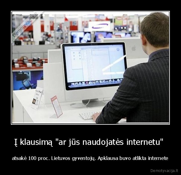 internetas, apklausa