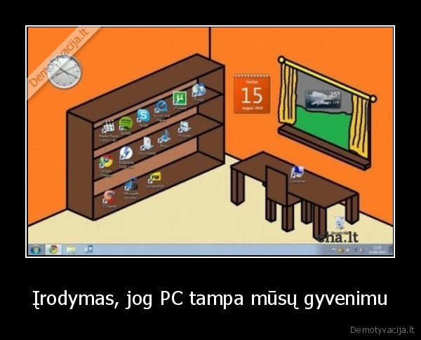 Įrodymas, jog PC tampa mūsų gyvenimu